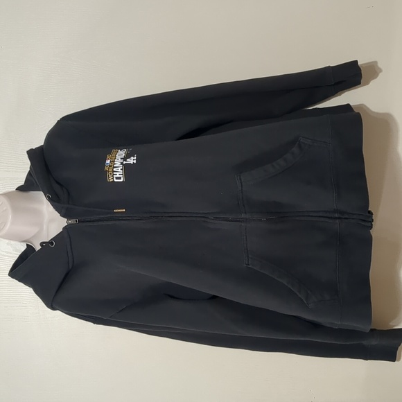 Fanatics Other - Men’s Black Dodgers World Series 2020 full zipp Hoodie size XL